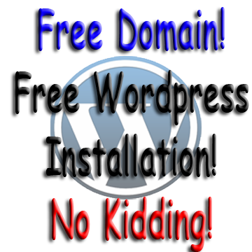Get your Free Domain and WordPress Installation